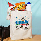 Chillin Canvas Personalized Tote Bag